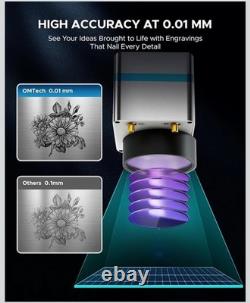 Machine de marquage au laser à fibre Galbo 30W avec Lightburn et axe rotatif ±0,01 mm