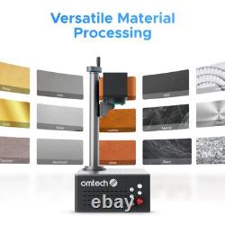 Machine de marquage au laser à fibre MOPA 30W à mise au point automatique d'occasion