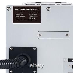 Machine de marquage au laser à fibres divisées de 50W d'occasion pour le marquage sur métal en acier