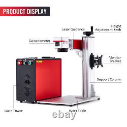 Machine de marquage couleur au laser à fibre JPT MOPA M7 60W de seconde main 6,9 × 6,9 po.