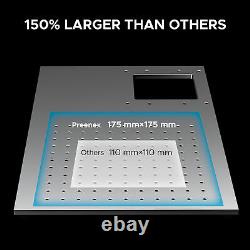 Machine de marquage et de gravure laser à fibre Preenex 100W Mopa avec 6,9'' x 6,9''