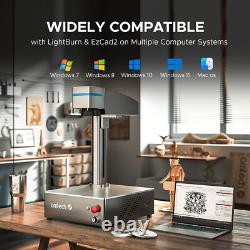 Machine de marquage et de gravure laser à fibre intégrée OMTechT Compact 30 6x6 30W