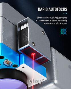 Machine de marquage laser JPT d'occasion de 50W 7x7 avec axe rotatif pour métaux argentés et dorés