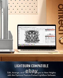 Machine de marquage laser JPT d'occasion de 50W 7x7 avec axe rotatif pour métaux argentés et dorés