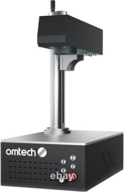 Machine de marquage laser à fibre 20W 4.3x4.3 d'occasion avec mise au point automatique pour marquage métallique