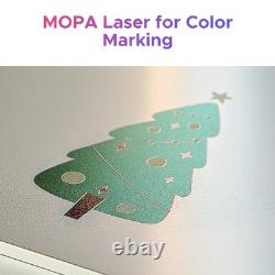Machine de marquage laser à fibre MOPA 30W à mise au point automatique d'occasion