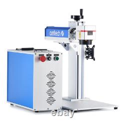 Machine de marquage laser à fibre divisée 50W d'occasion pour métal et acier, graveur.