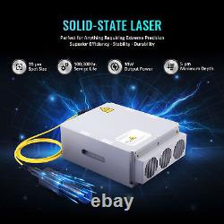 Machine de marquage laser d'occasion 30W 8x8 en fibre, graveur de marqueur laser pour métal
