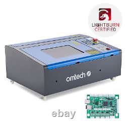 Marqueur Laser Omtech 40w 8 X 12in Co2 Avec Carte Mère K40+ F. Lightburn