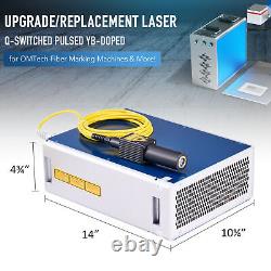 Mise à niveau de la source de gravure laser à fibres OMTech 50W Max Q Switched Pulse Laser Source