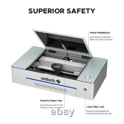 Nouvelle machine de découpe et de gravure laser CO2 de bureau Polar 50W avec rotatif