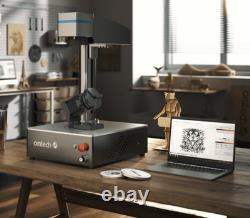 OMTechT Marqueur Laser à Fibres Intégré 20W Graveur 4.3x4.3 - Galvo Compact 20