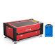 Omtech 100w 24x40 Découpeuse Graveuse Laser Co2 Autofocus Avec Refroidisseur D'eau Cw5202