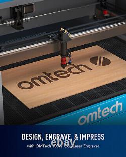 OMTech 100W CO2 Machine de gravure et découpe au laser 24x40 2023 améliorée
