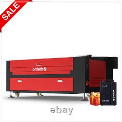 OMTech 100W Graveur Laser CO2 24x40 avec Machine de Découpe et Refroidisseur d'Eau CW-5000