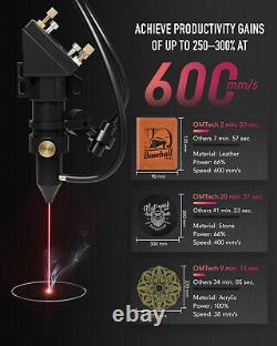 OMTech 16x24 60W CO2 Machine de gravure laser graveur coupeur de coupe gravure sculpture