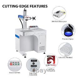 OMTech 30W Marqueur laser à fibre 7x7 pour le marquage de l'acier, de l'aluminium, de l'or et plus encore