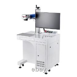 OMTech 50W Gravure Laser en Fibre & Station de Découpe Laser pour Graver le Métal et Plus