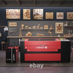 OMTech 60W 16x24 Graveur Laser CO2 Coupe Machine de Gravure 5000 Refroidisseur d'Eau
