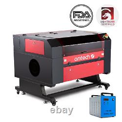 OMTech 60W 28x20 graveur laser CO2 avec Autofocus et refroidisseur d'eau CW3000.
