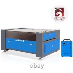 OMTech AF3555-130 Découpeuse Graveuse Laser CO2 130W 35x55 avec Refroidisseur d'Eau CW5200