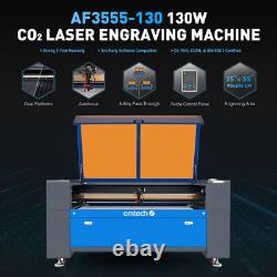 OMTech AF3555-130 Machine de Gravure et Découpe Laser CO2 130W avec Lit de 35x55 Autofocus