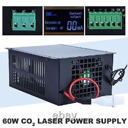 OMTech Alimentation 60W pour tube laser CO2 50W 60W pour graveurs et découpeurs laser