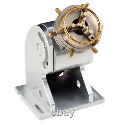 OMTech Axe Rotatif de 80 mm pour Bijoux en Métal en Forme d'Anneau pour Graveur Laser à Fibres