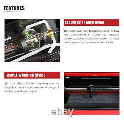 OMTech CO2 Laser Engraver 80W 20x28 Machine de découpe et gravure au laser Coupe Gravure Marquage