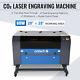 Omtech Co2 Laser Gravure Coupeur 60w 28x20 70x50cm Machine De Gravure Et De Découpe