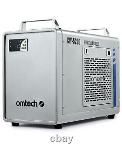 OMTech CW5200 Refroidisseur d'eau pour graveur et découpeur laser CO2 Tubes laser 50W-150W