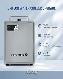 OMTech CW5200 Refroidisseur d'eau pour graveur et découpeur laser CO2 Tubes laser 50W-150W