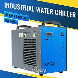 OMTech CW-5200 Refroidisseur d'Eau Industriel pour Graveur Découpeur Laser CO2 de 60-150W