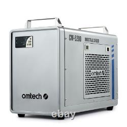 OMTech CW-5200 Refroidisseur d'Eau Industriel pour Machines de Découpe et Gravure au Laser CO2