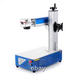 OMTech FM6969-30D 30W Marqueur Gravure Laser à Fibre 6.9x6.9 avec Axe Rotatif