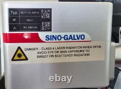 OMTech FM6969-30 Machine de gravure laser MOPA 30W Zone de 6,9 x 6,9 avec plateau rotatif de 80W.