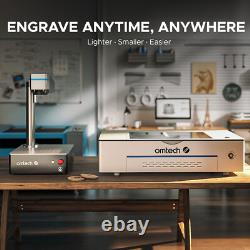 OMTech Graveur laser à fibre intégré 30 W 5,9 x 5,9 po Galvo compact 30 utilisé