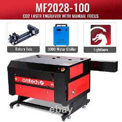 OMTech MF2028-100 Découpeuse Gravure Laser CO2 20x28 100W avec Accessoires de Base C