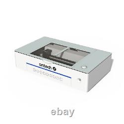 OMTech Polar 50W Machine de gravure et de découpe au laser CO2 de bureau avec axe rotatif