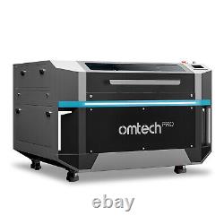 OMTech Pro 130W CO2 Machine de gravure laser de découpe avec refroidisseur à eau 34x55