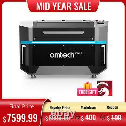 OMTech Pro 2440, Machine de Gravure et de Découpe Laser CO2 de 100W avec Refroidisseur d'Eau Intégré