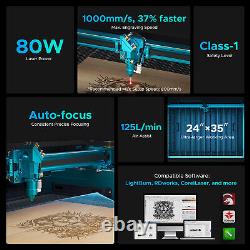 OMTech Pronto 900x600mm 80W CO2 Graveur Laser Marqueur Découpeur Haute Vitesse 1000mm/s