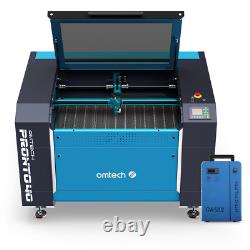 OMTech Pronto 90W Laser CO2 de Découpe et Gravure avec Refroidisseur d'Eau
