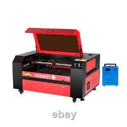 OMTech graveur découpeur laser CO2 60 W avec système Ruida et refroidisseur d’eau CW-3000