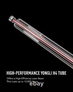 OMTech machine de gravure et de découpe laser CO2 100 W 24 x 40 po avec autofocus et système Ruida