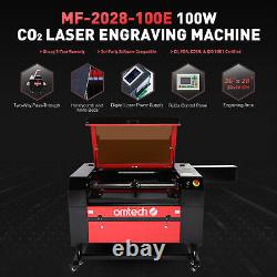 Omtech 100w 28x20 70x50cm Laser Graveur Cutter Machine De Découpe