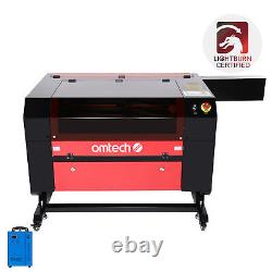 Omtech 100w 28x20 Po. Le Graveur Laser Co2 Cutter Etcher Avec Cw5202 Water Chiller