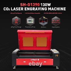 Omtech 130w 35x50 Co2 Graveur Laser Cutter Machine De Gravure De Coupe Efr F6