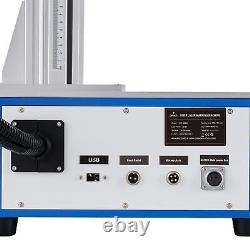 Omtech 30w Fiber Laser Marking Machine 6,9x 6,9 Graveur Métallique Avec Axe Rotatif