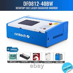 Omtech 40w 12x 8 Co2 Laser Engraveur Marqueur Machine Artisanat Marqueur Usb Interface